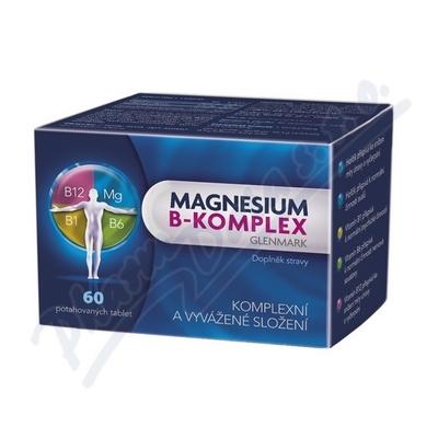 Magnesium B-komplex Glenmark 60 potah.tablet SKLADEM