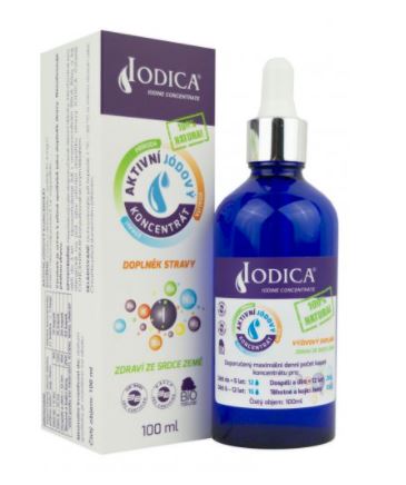 IODICA Jódový koncentrát 100ml - sklo
