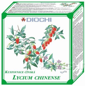 Kustovnice čínská, Lycium chinense - čaj 250g tubus